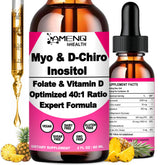 Myo-Inositol & D-Chiro-Inositol supplement bottle label