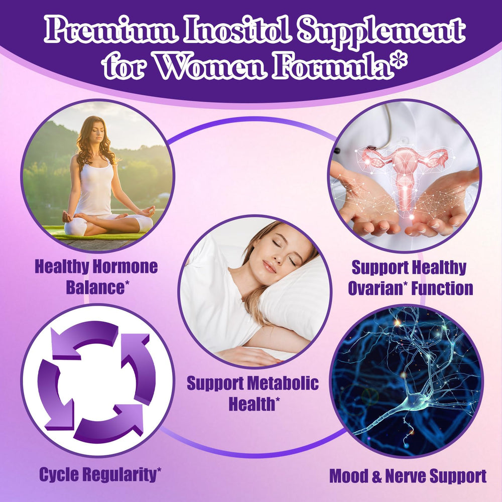 Concept image of hormonal balance and healthy cycle for women