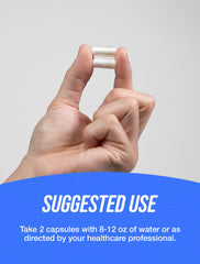 Serving size of 2 capsules for Inositol 1000mg