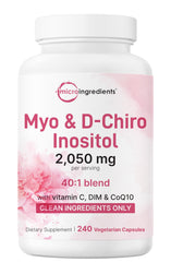 40:1 Myo-Inositol and D-Chiro Inositol capsule blend