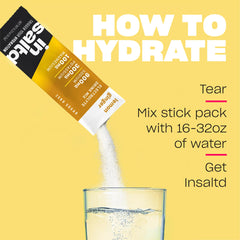 Electrolyte ratio 9:3:1 with 900mg sodium, 300mg potassium, 100mg magnesium