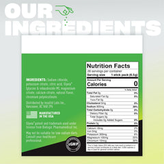 Close-up of INSALTD Citrus electrolyte packet