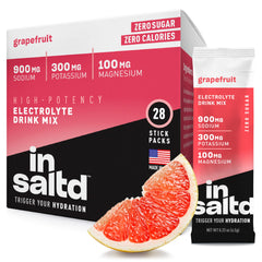 INSALTD Grapefruit electrolyte packet front view