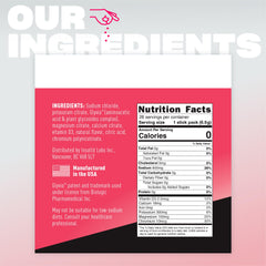 INSALTD Grapefruit electrolyte packets opened with one packet