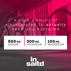 Packaging artwork for INSALTD Mango Passionfruit 28-pack