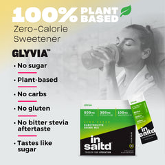 No stevia aftertaste claim for INSALTD electrolyte packets
