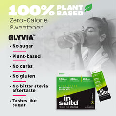 No stevia aftertaste claim on INSALTD packaging