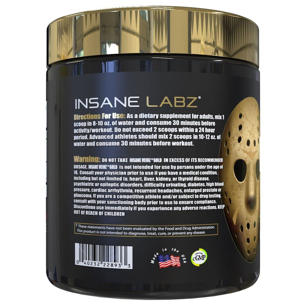 Insane Labz Fruit Punch flavor tub for on-the-go pre-workout ritual.
