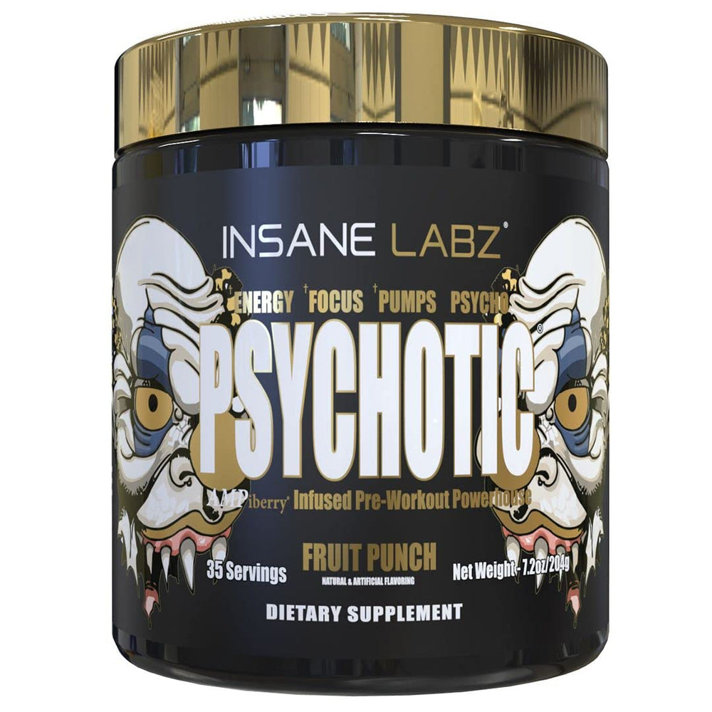 Insane Labz Insane Veinz Gold bottle signals nitric oxide pumps