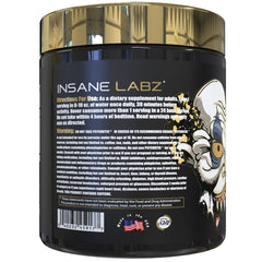 Insane Labz Insane Veinz Gold gummies jar closeup showing pump potential