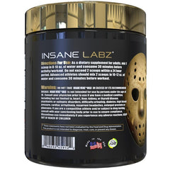 Insane Labz Psychotic Gold stack packaging showcases combined pre-workout benefits