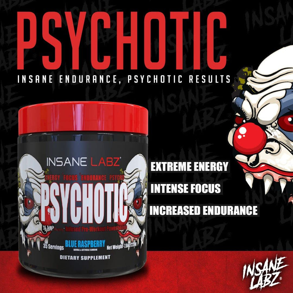 Insane Labz Psychotic mixed drink ready for a workout session