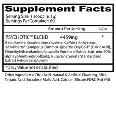 Insane Labz Psychotic pour glass demonstrates smooth mixing and energy readiness