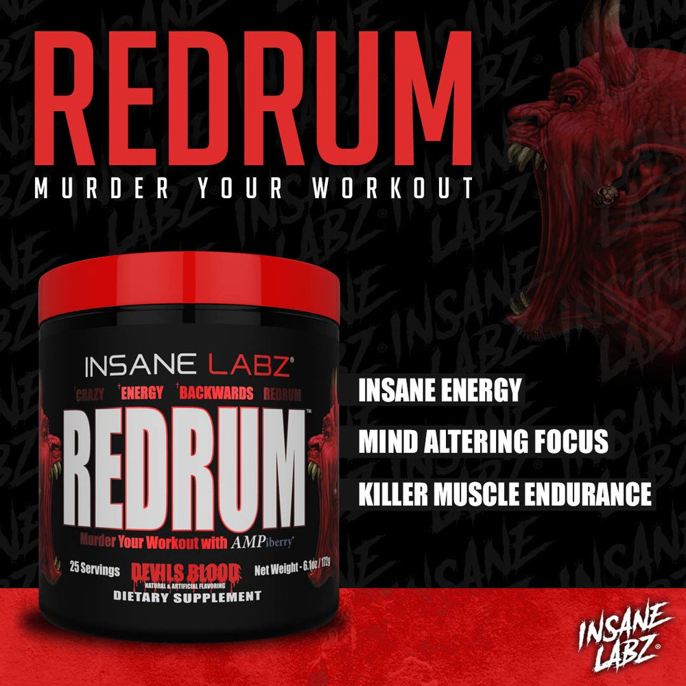 Redrum Black Cherry flavor visual emphasizing bold taste during training