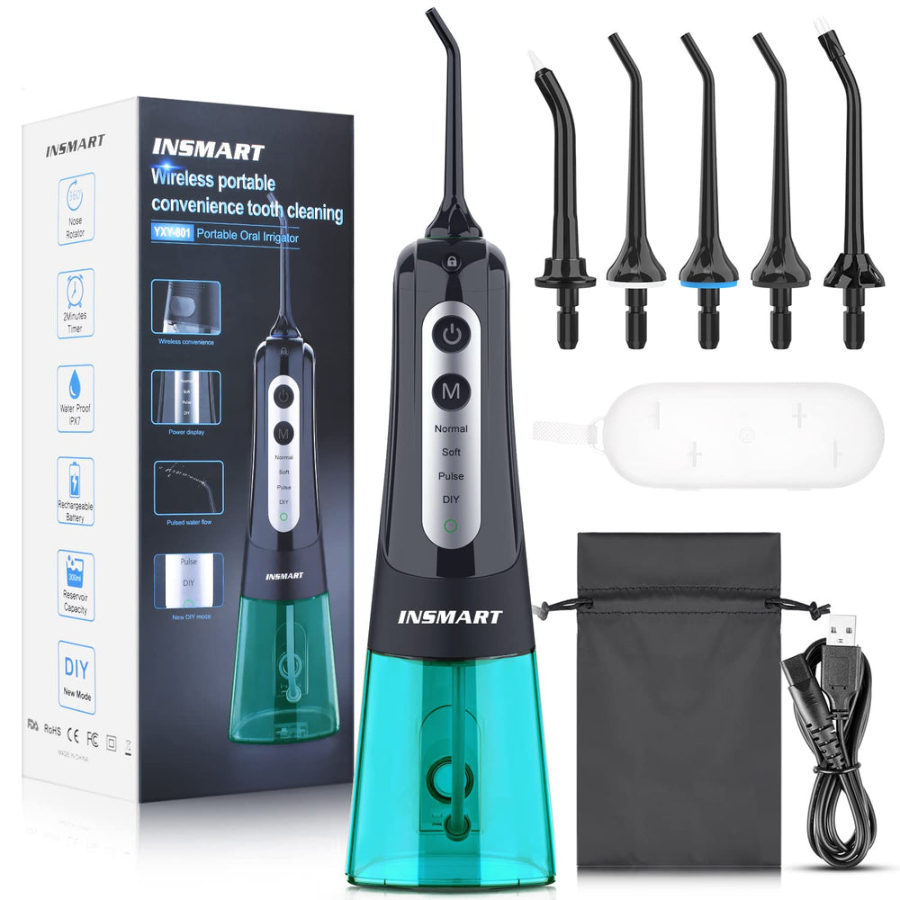 Cordless water flosser with 300ml tank