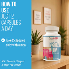 Serving of InstaBum capsules on a spoon