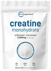 Instant Creatine Monohydrate powder in 500g package