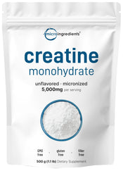 Instant Creatine Monohydrate powder in 500g package
