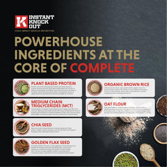 Serving suggestion for Instant Knockout Complete Shred Vanilla