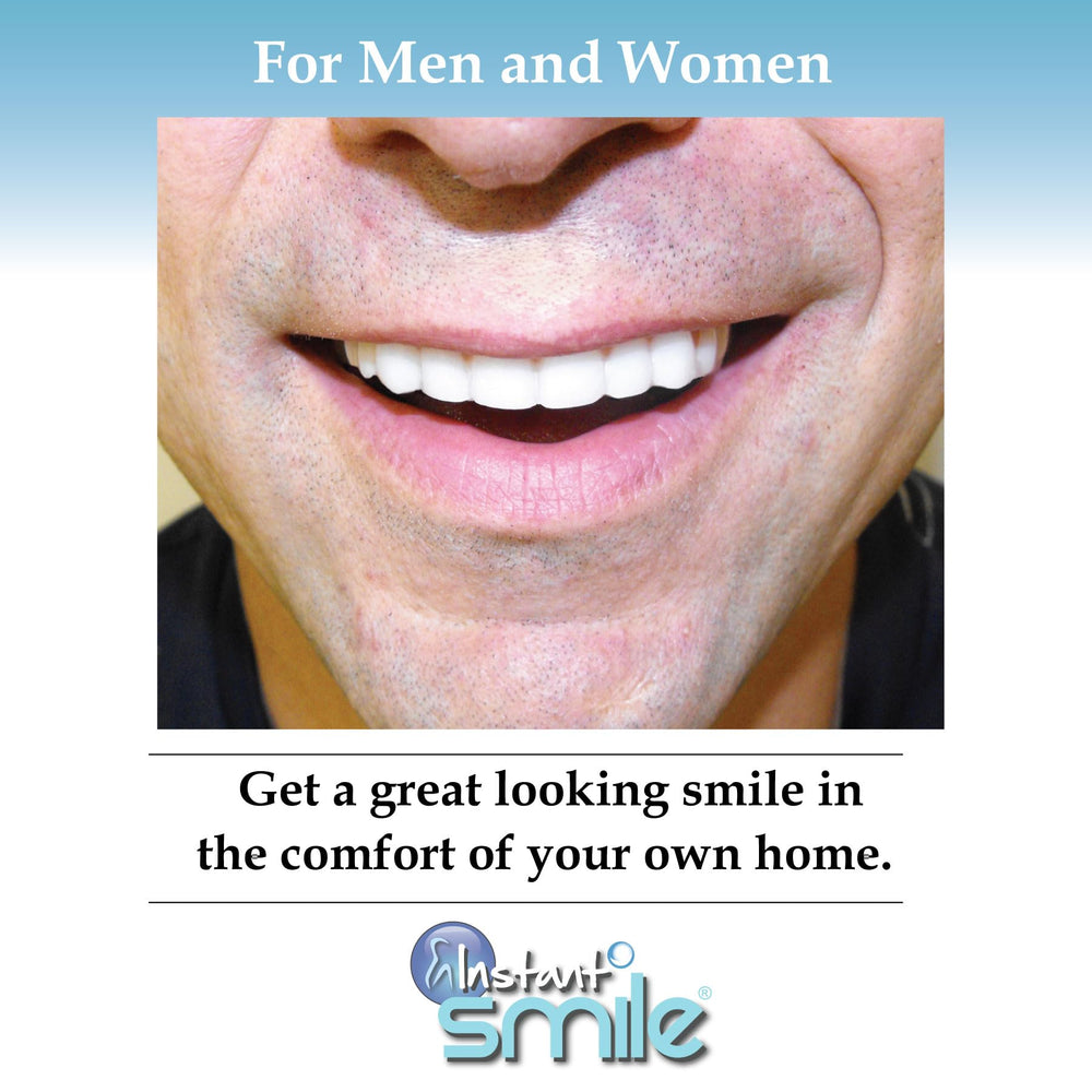 Product packaging for Instant Smile Comfort Fit Flex Upper Veneer
