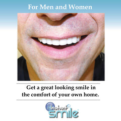 Product packaging for Instant Smile Comfort Fit Flex Upper Veneer