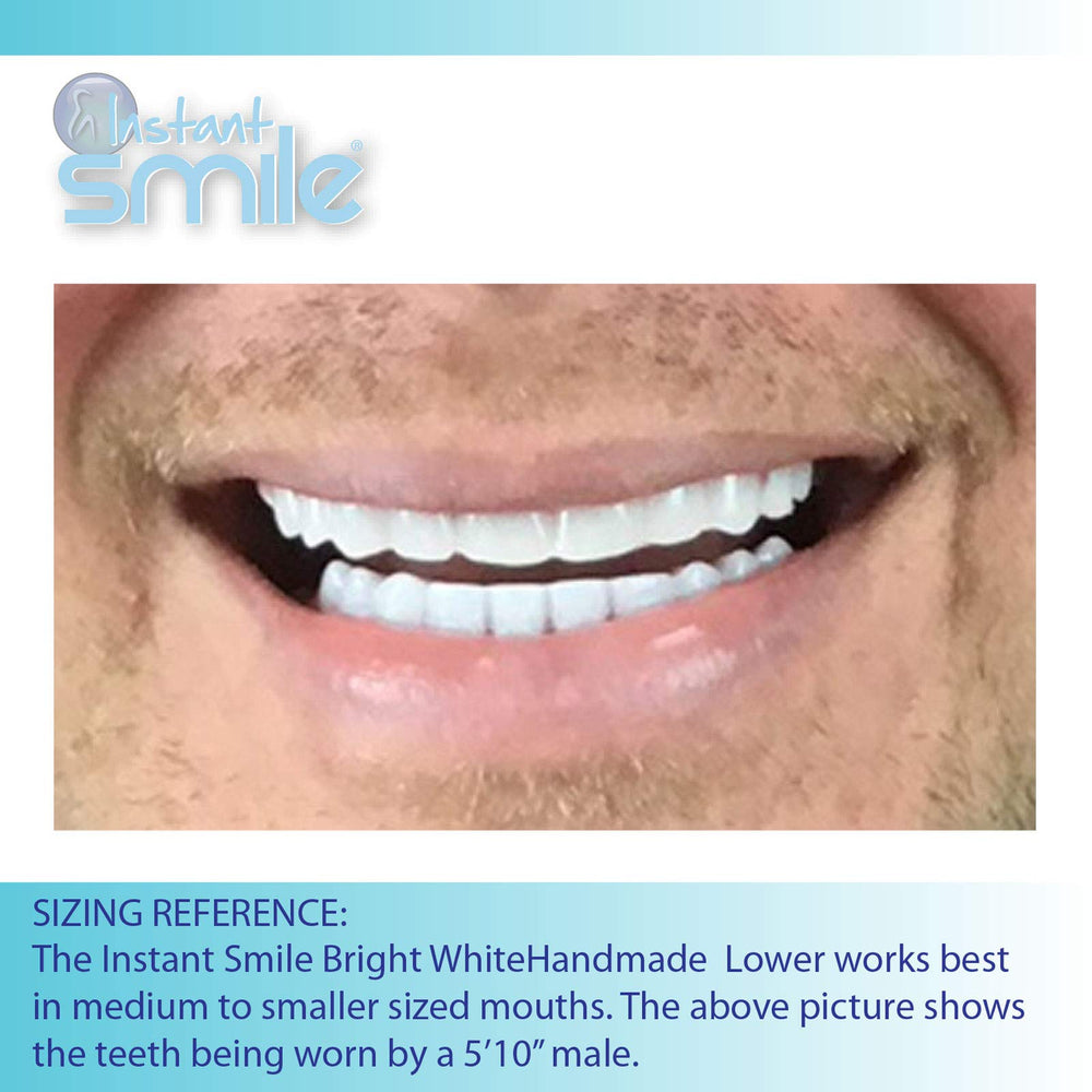 Handmade bright white shading matching Instant Smile Comfort Fit Uppers
