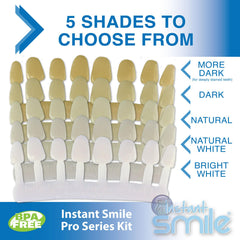Fitting beads included with the Instant Smile Pro Series Temporary Tooth Kit