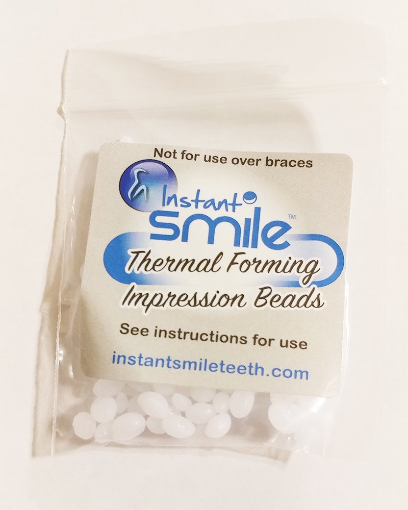 After: upper teeth with Instant Smile Upper Veneer