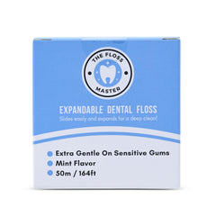 User-friendly packaging with care instructions for dental floss