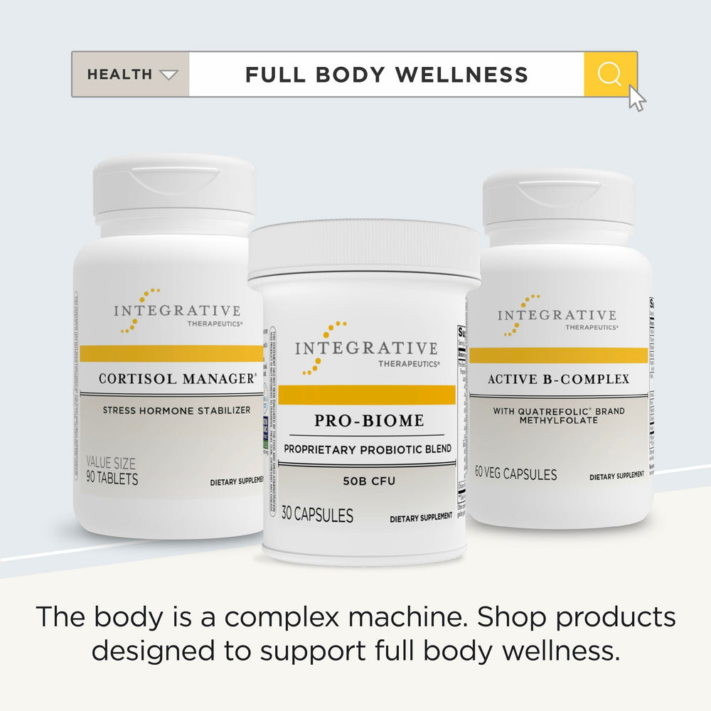 Integrative Therapeutics Pro-Biome packaging and branding