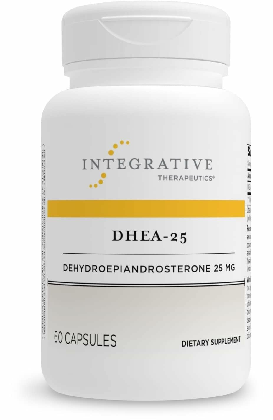 Bottle of Integrative Therapeutics DHEA-25 60 capsules