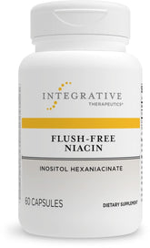 Front view of Integrative Therapeutics Flush-Free Niacin bottle