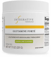 Front view of Integrative Therapeutics Glutamine Forté Lemon Lime 7.1 oz bottle