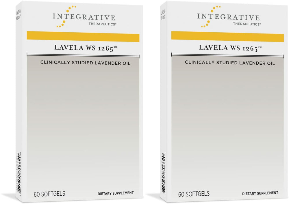 Lavela WS 1265 lavender oil supplement bottle - front view