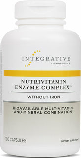 Integrative Therapeutics NutriVitamin Enzyme Complex bottle front; dairy-free multivitamin for daily antioxidant support