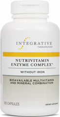 Integrative Therapeutics NutriVitamin Enzyme Complex bottle front; dairy-free multivitamin for daily antioxidant support