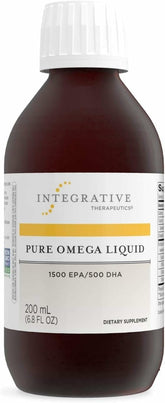 Bottle of Integrative Therapeutics Pure Omega Liquid Lemon