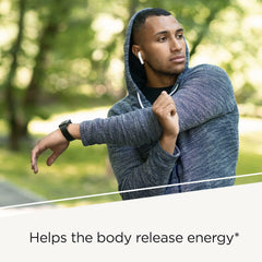 Open bottle with 30-count Riboflavin capsules