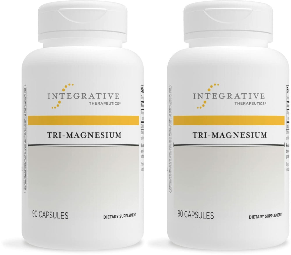 Front view of Integrative Therapeutics Tri-Magnesium bottle