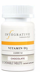 Integrative Therapeutics Vitamin D3 2000 IU chocolate chewables hero image