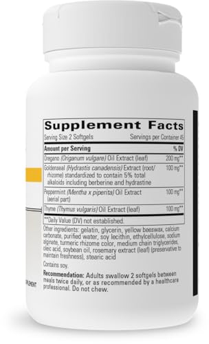 Close-up view of bottle and label for Integrative Therapeutics Y Formula
