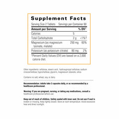 UBQH 100 mg bottle - back label details