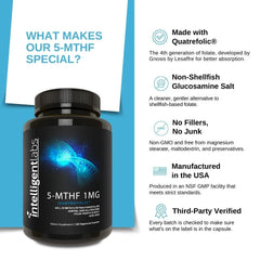 Bottle displaying 120 capsules against white background