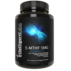 Intelligent Labs 5-MTHF Quatrefolic bottle front