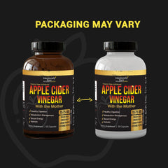 Intentionally Bare ACV capsules easy-to-take form for on-the-go use.