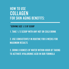 Vanilla bone broth protein powder with scoop