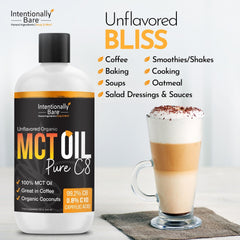 Salad with unflavored MCT oil drizzle