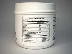 Product label of Intents Nutrition Pre Workout
