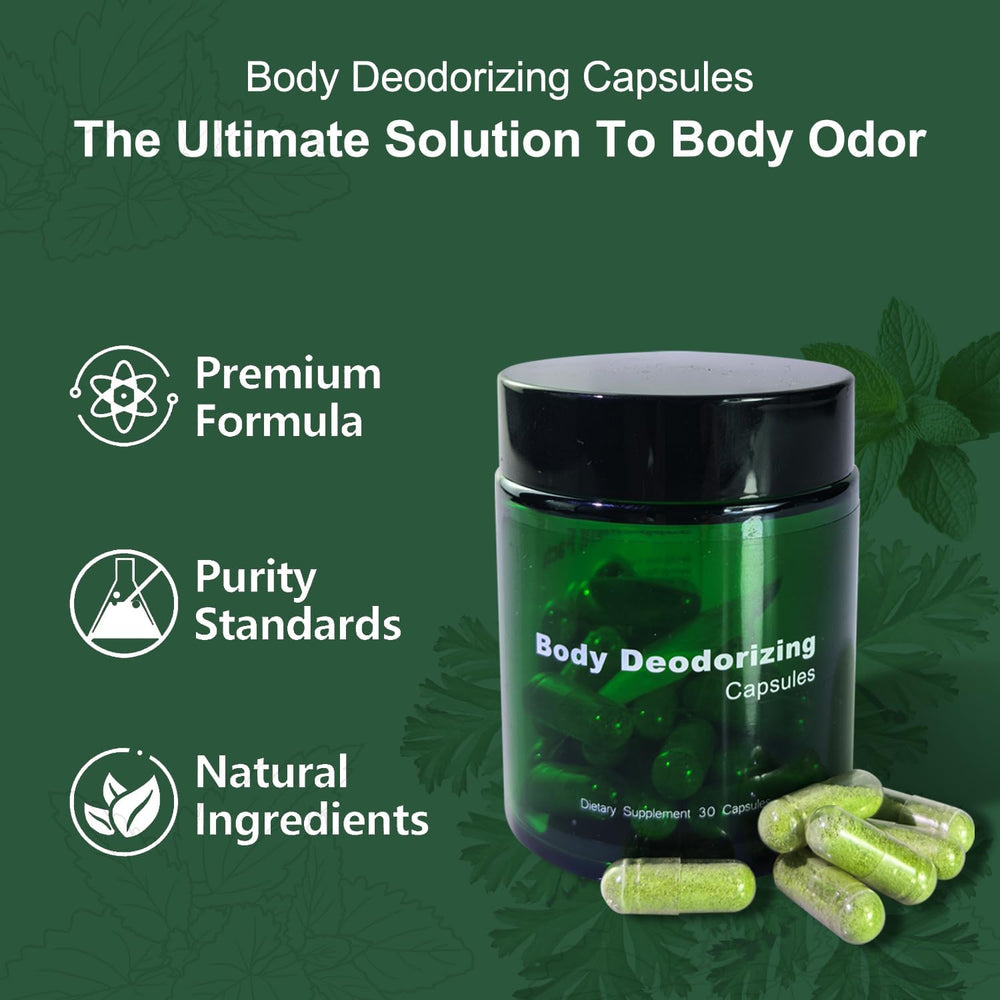 Ingredients: chlorophyll, parsley and mint for natural odor control