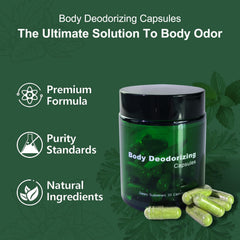 Ingredients: chlorophyll, parsley and mint for natural odor control